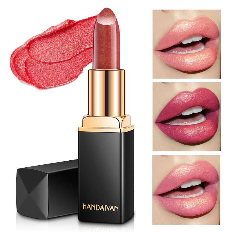 Metallic Pearlescent Color-Changing Lipstick