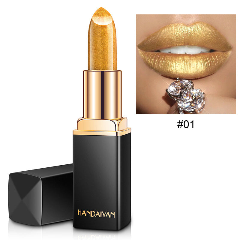 Metallic Pearlescent Color-Changing Lipstick