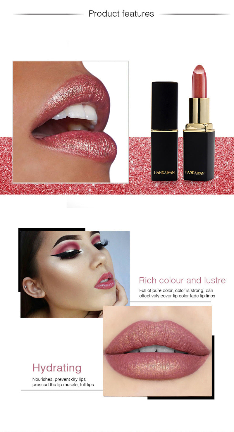 Metallic Pearlescent Color-Changing Lipstick