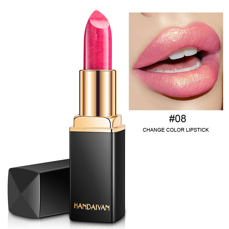 Metallic Pearlescent Color-Changing Lipstick
