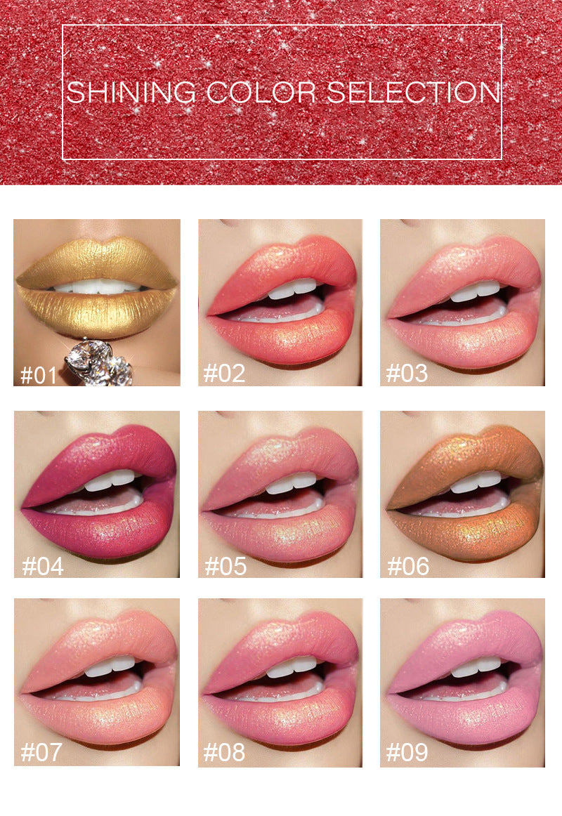 Metallic Pearlescent Color-Changing Lipstick