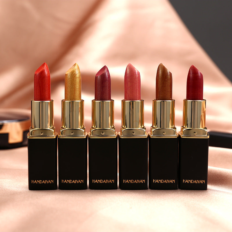 Metallic Pearlescent Color-Changing Lipstick