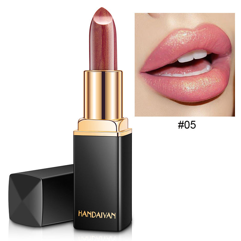 Metallic Pearlescent Color-Changing Lipstick
