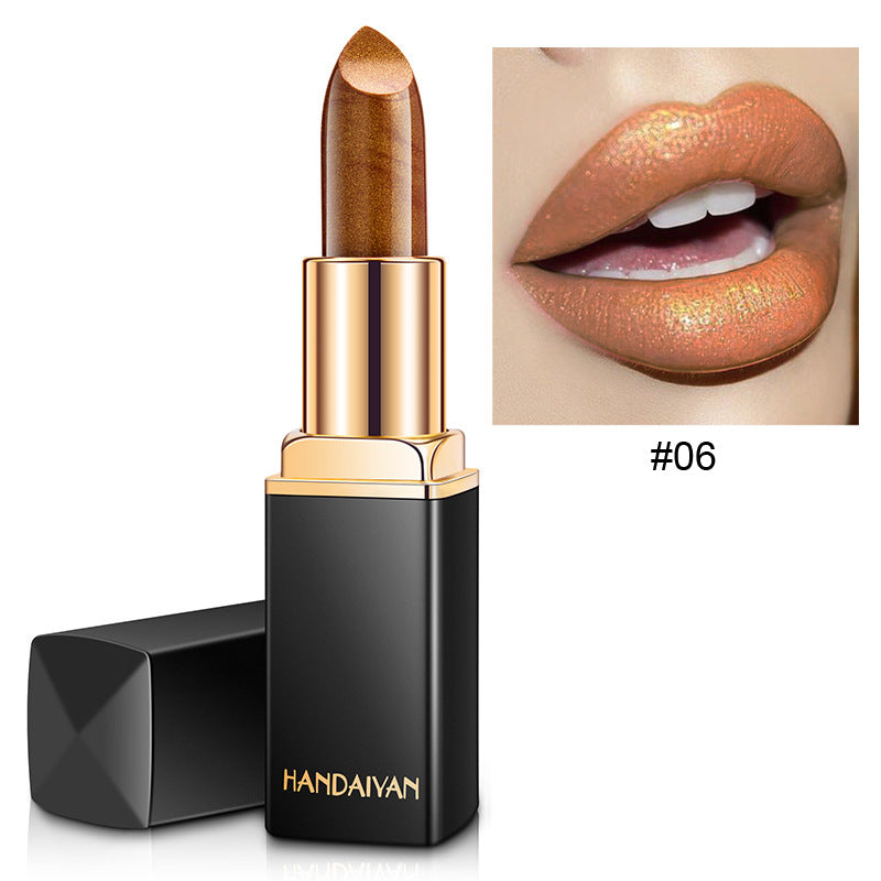 Metallic Pearlescent Color-Changing Lipstick