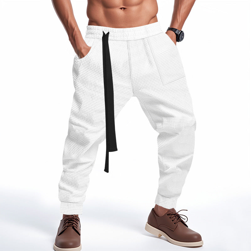 Men's Waffle Knit Track Pants