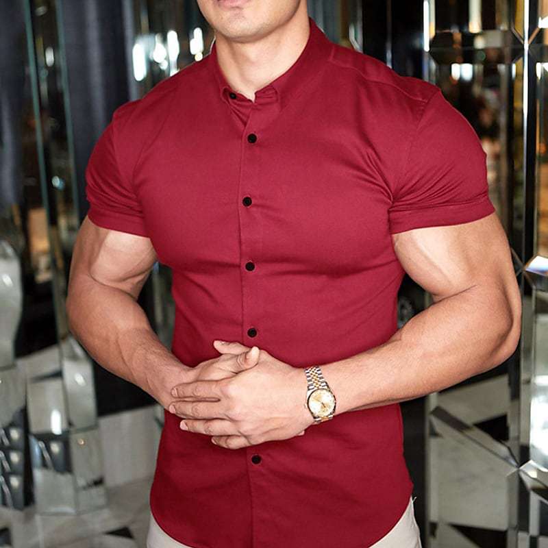 Men's Slim Fit Casual Shirt