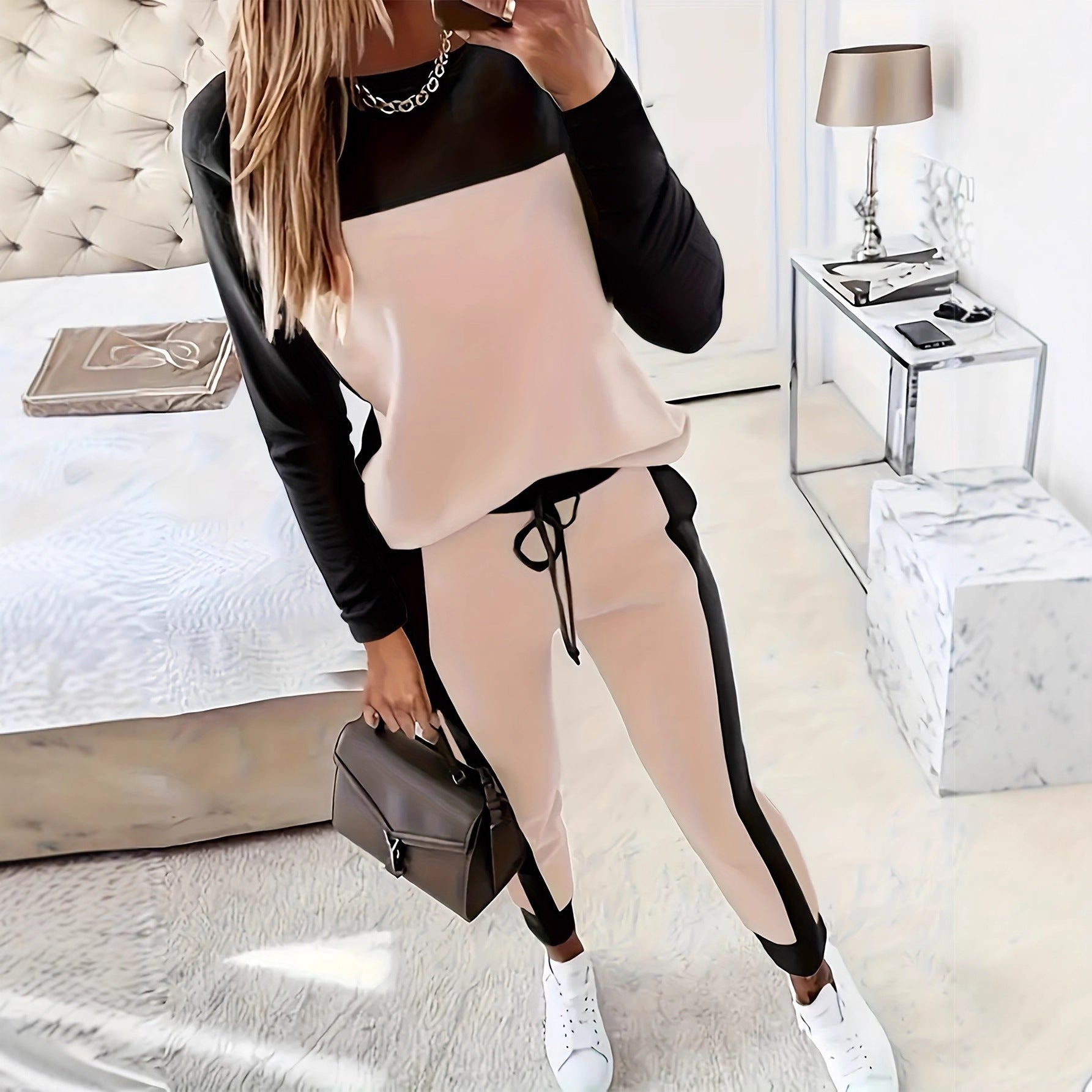 Korean-Style Hoodie Set