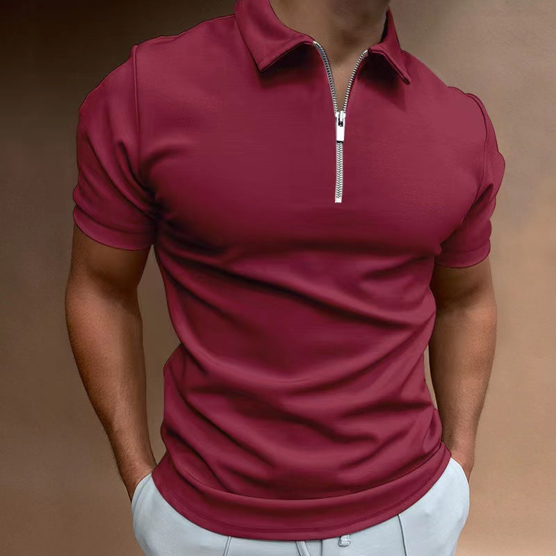 Men's Digital Print Polo Shirt