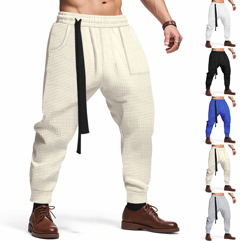 Men's Waffle Knit Track Pants