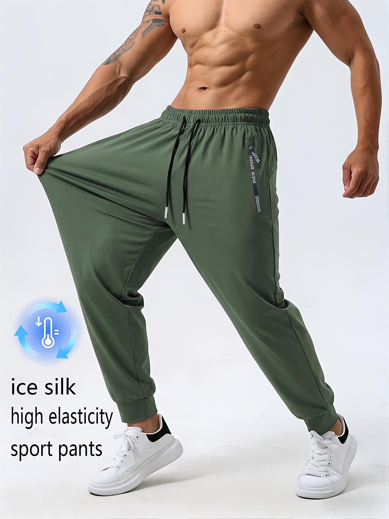 Men's Quick-Dry Stretch Sport & Fitness Pants