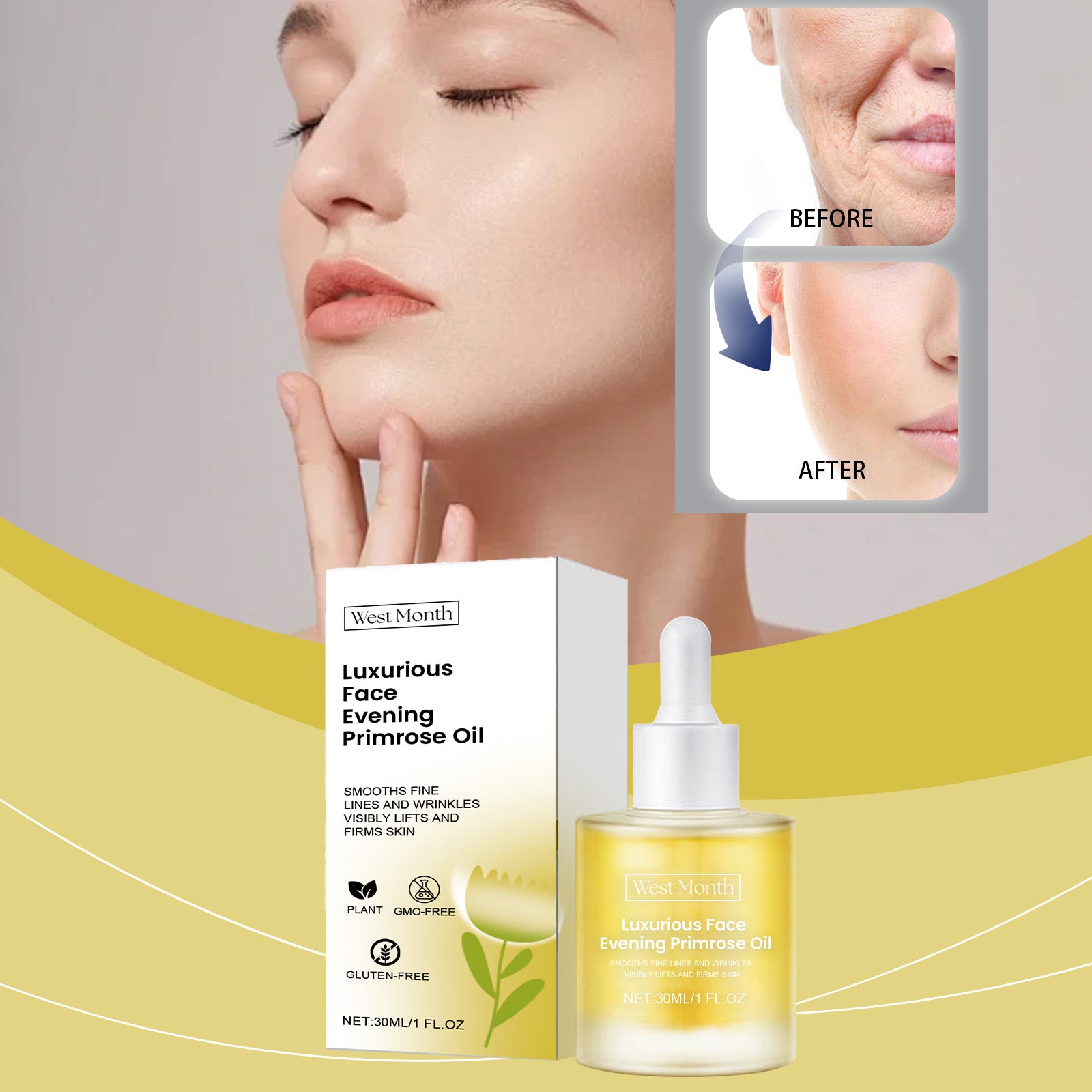 West&Month Primrose Anti-Wrinkle Facial Essence