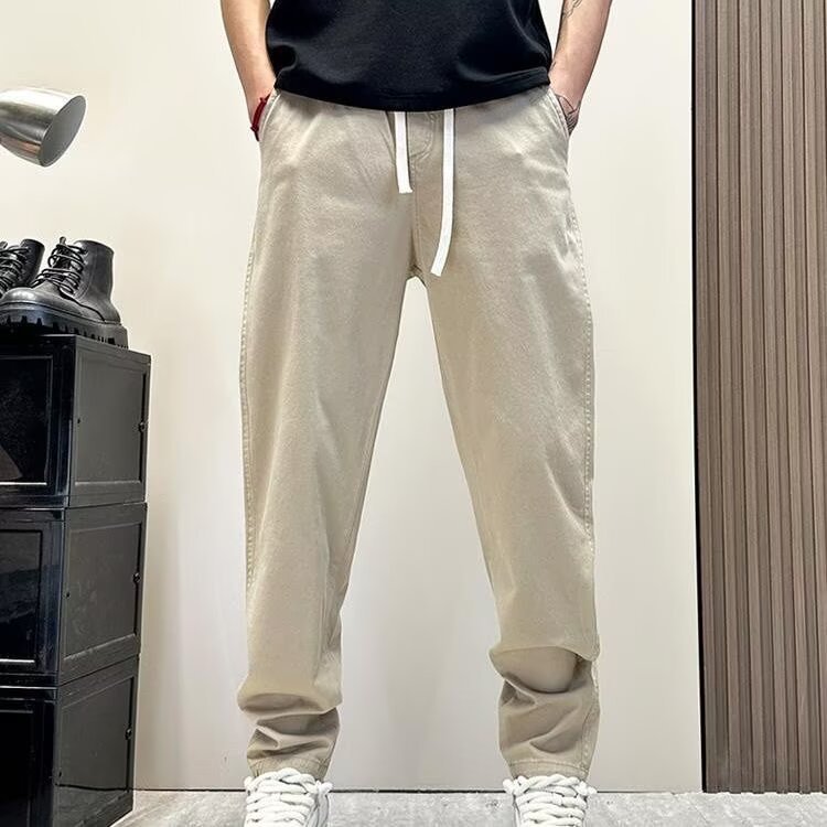 Men's Slim-Fit Straight-Leg Casual Pants