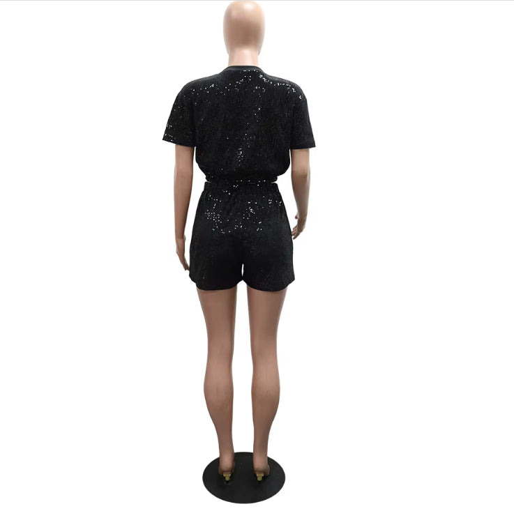 Round Neck Short Sleeve Set