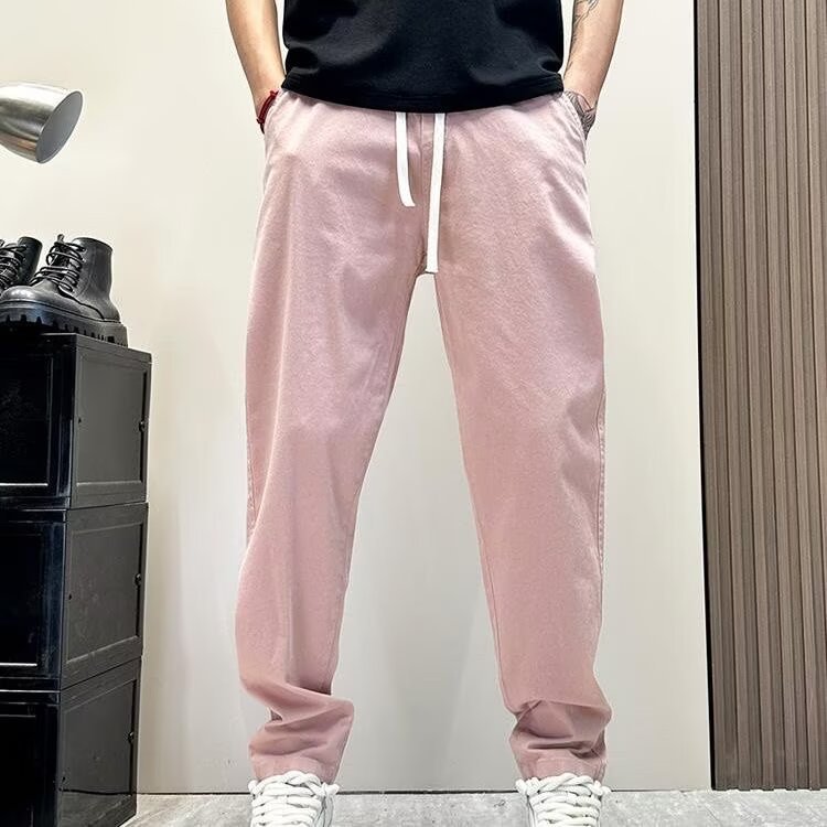 Men's Slim-Fit Straight-Leg Casual Pants