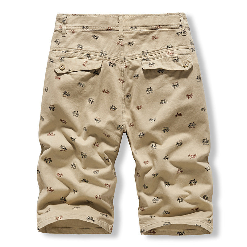 Men's Slim-Fit Cropped Chino Trousers