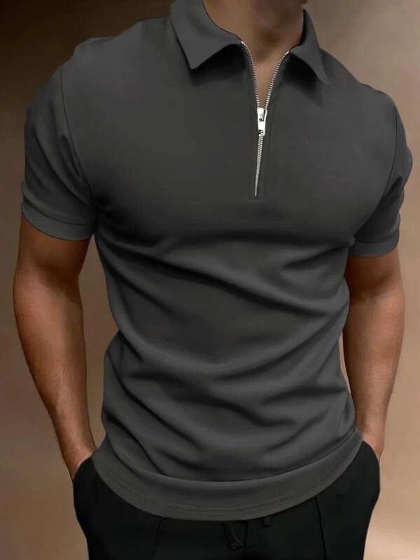 Men's Digital Print Polo Shirt