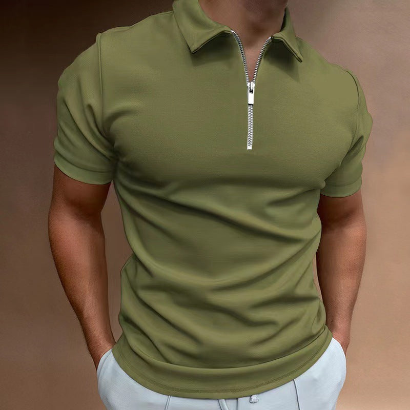 Men's Digital Print Polo Shirt