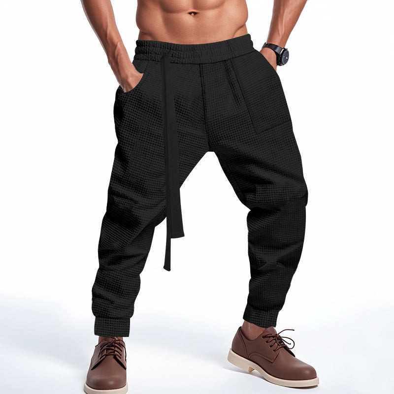 Men's Waffle Knit Track Pants