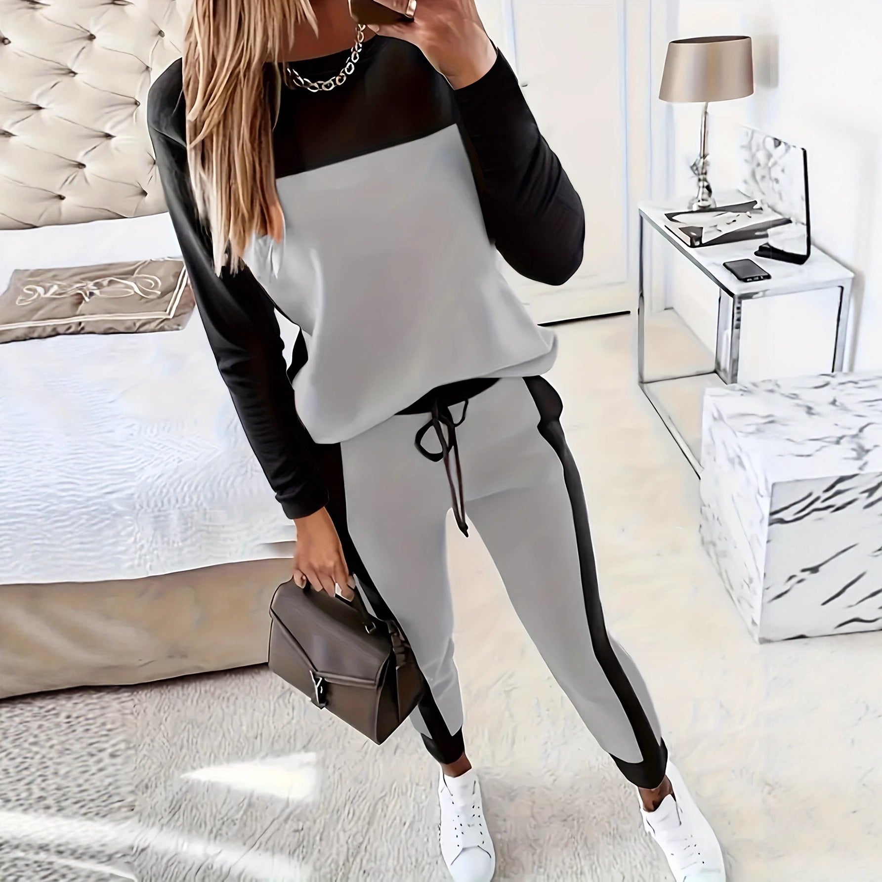 Korean-Style Hoodie Set