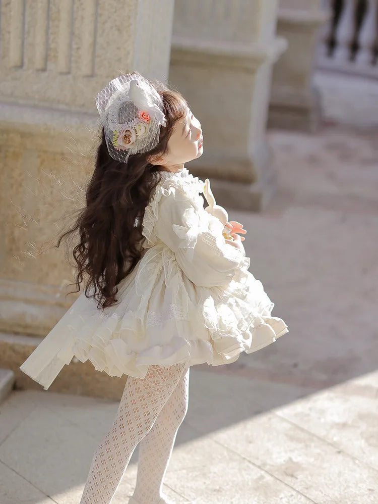 Girls' Halloween Flower Toddler Party Dress