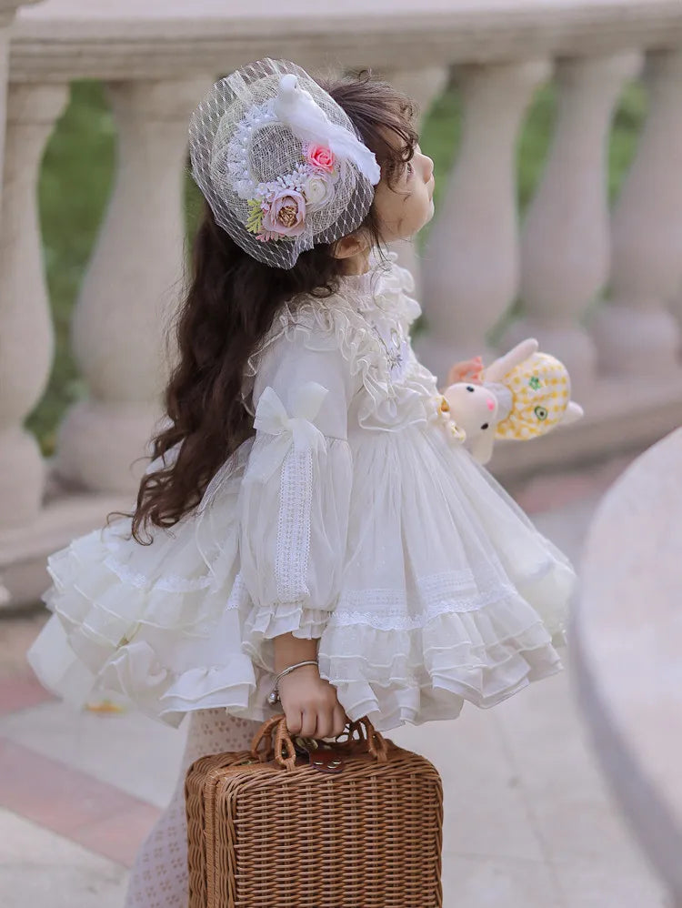 Girls' Halloween Flower Toddler Party Dress