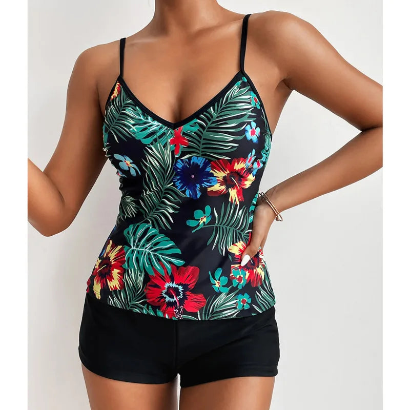 Women's Plus Size Two-Piece Bikini Set