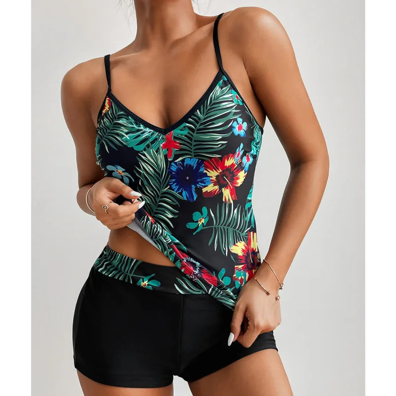 Women's Plus Size Two-Piece Bikini Set