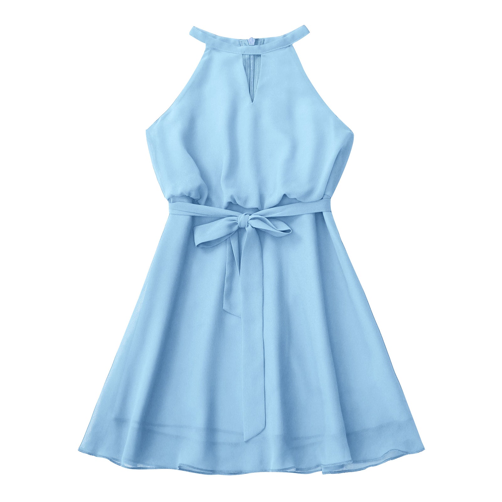 Girls' Chiffon Flower Wedding Party Dress