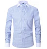 Liu Ming Customized Men S Spring Summer Fashion Clothing Cotton Comfortable Business Long Sleeve Solid Stripe Shirts