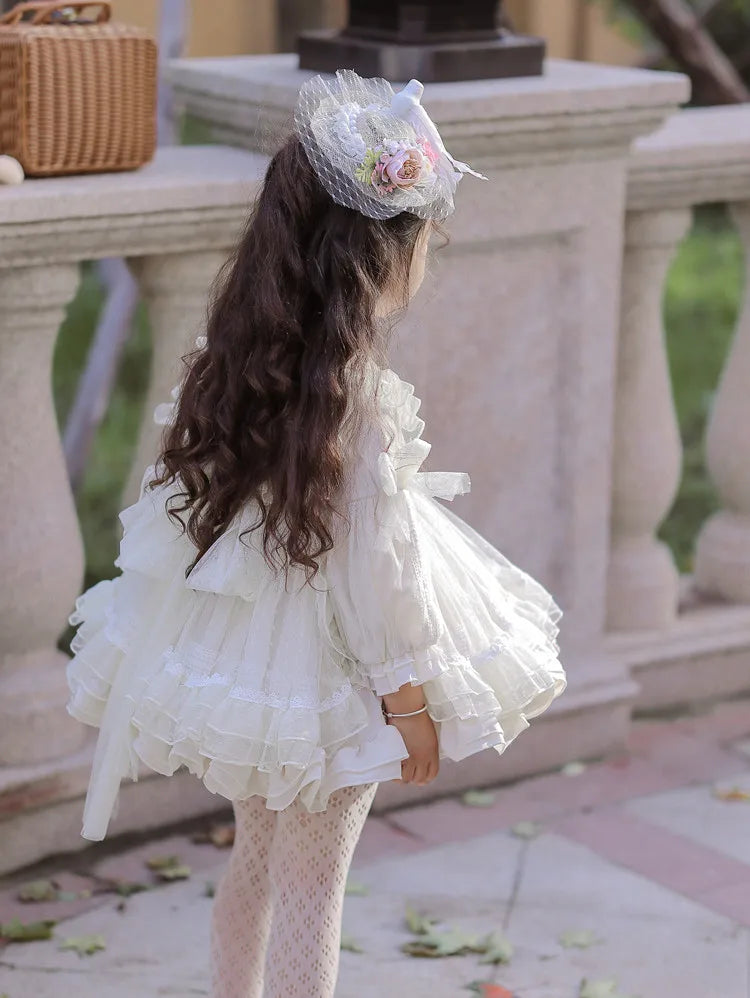 Girls' Halloween Flower Toddler Party Dress