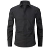 Liu Ming Customized Men S Spring Summer Fashion Clothing Cotton Comfortable Business Long Sleeve Solid Stripe Shirts