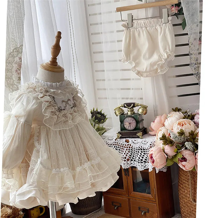 Girls' Halloween Flower Toddler Party Dress