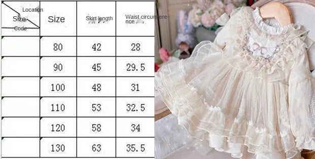 Girls' Halloween Flower Toddler Party Dress
