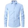 Liu Ming Customized Men S Spring Summer Fashion Clothing Cotton Comfortable Business Long Sleeve Solid Stripe Shirts