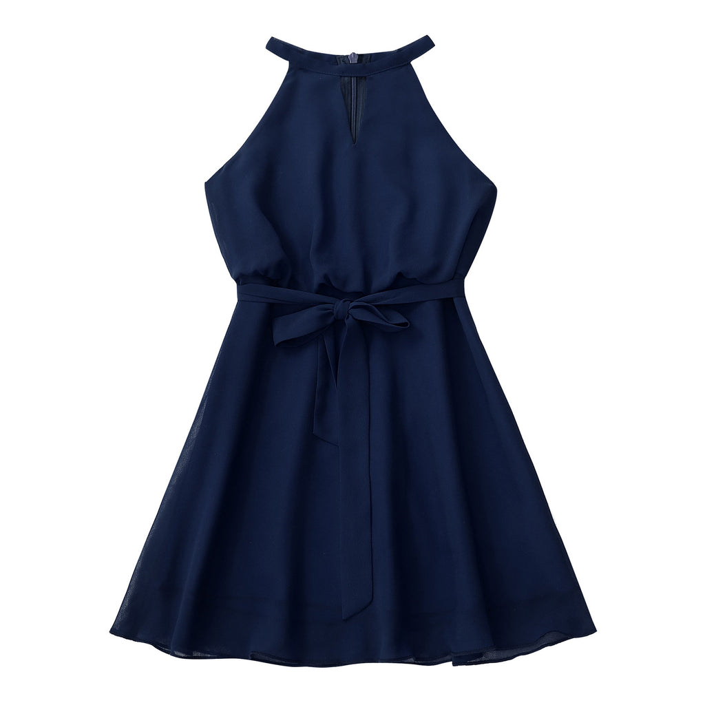 Girls' Chiffon Flower Wedding Party Dress