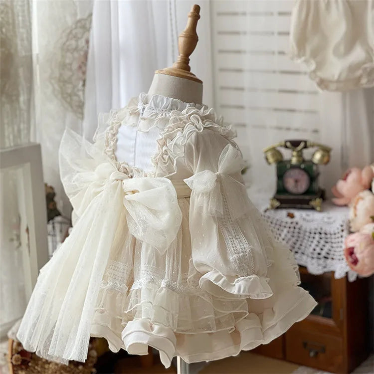Girls' Halloween Flower Toddler Party Dress