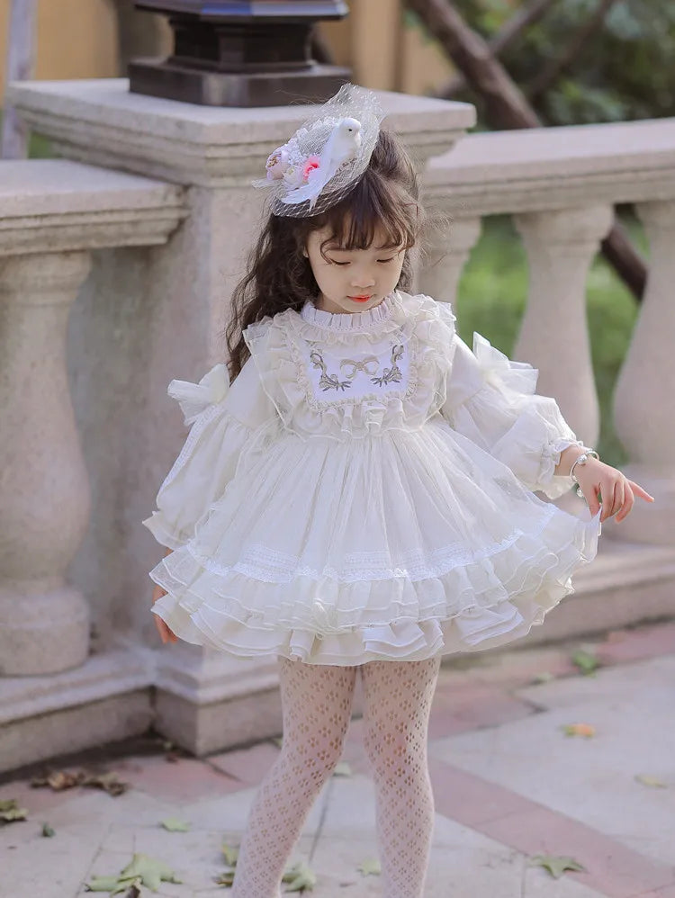 Girls' Halloween Flower Toddler Party Dress