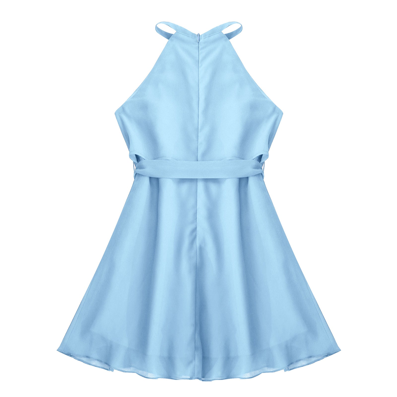 Girls' Chiffon Flower Wedding Party Dress