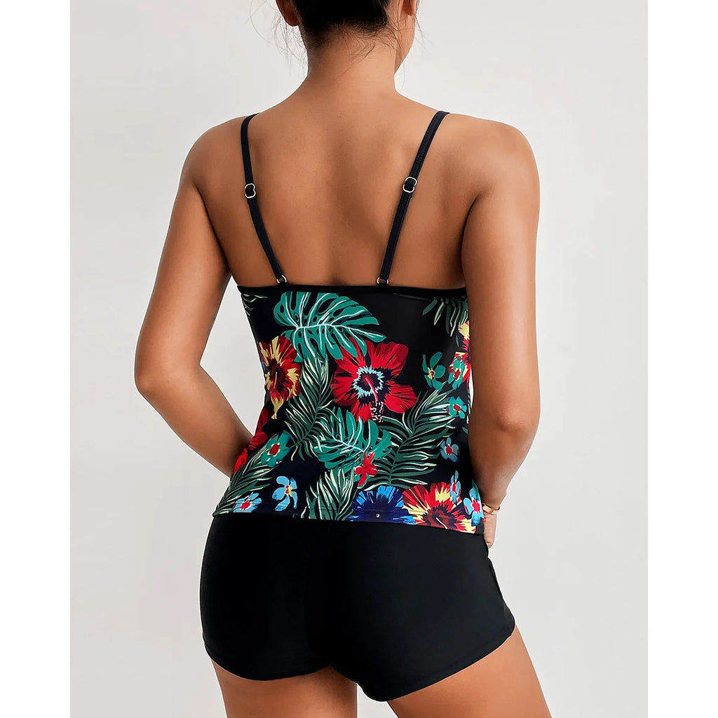 Women's Plus Size Two-Piece Bikini Set