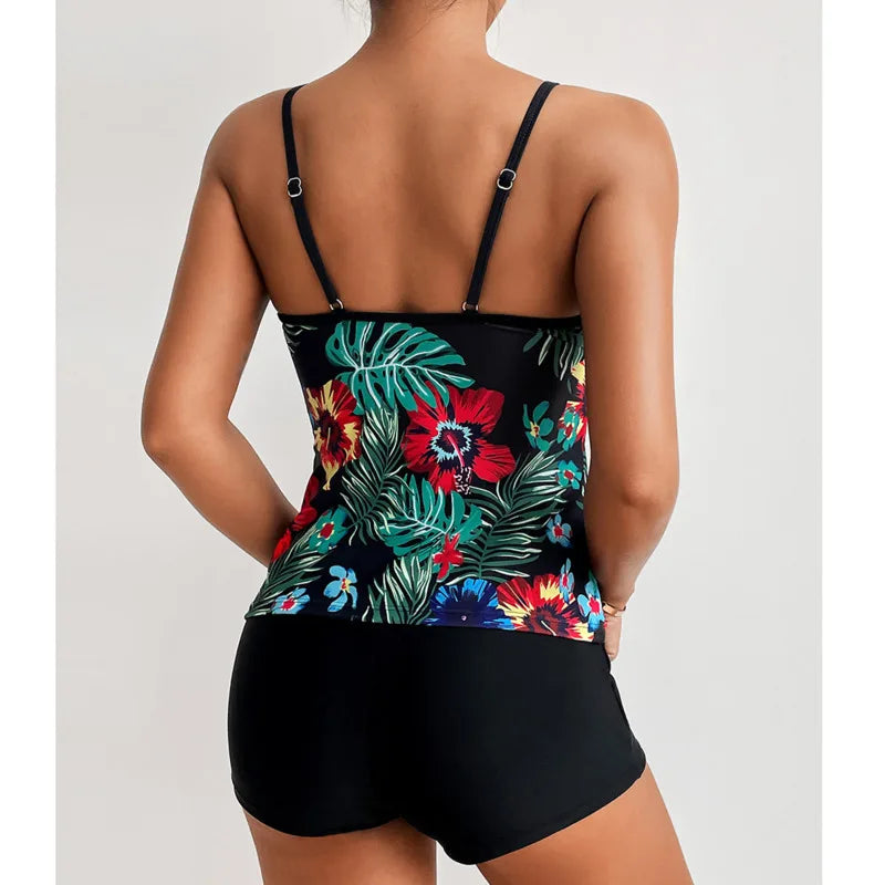 Women's Plus Size Two-Piece Bikini Set