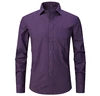 Liu Ming Customized Men S Spring Summer Fashion Clothing Cotton Comfortable Business Long Sleeve Solid Stripe Shirts