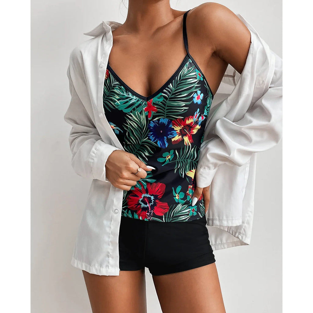 Women's Plus Size Two-Piece Bikini Set