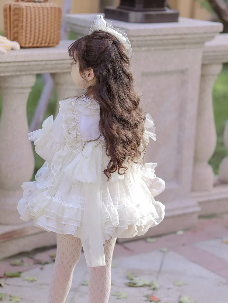 Girls' Halloween Flower Toddler Party Dress