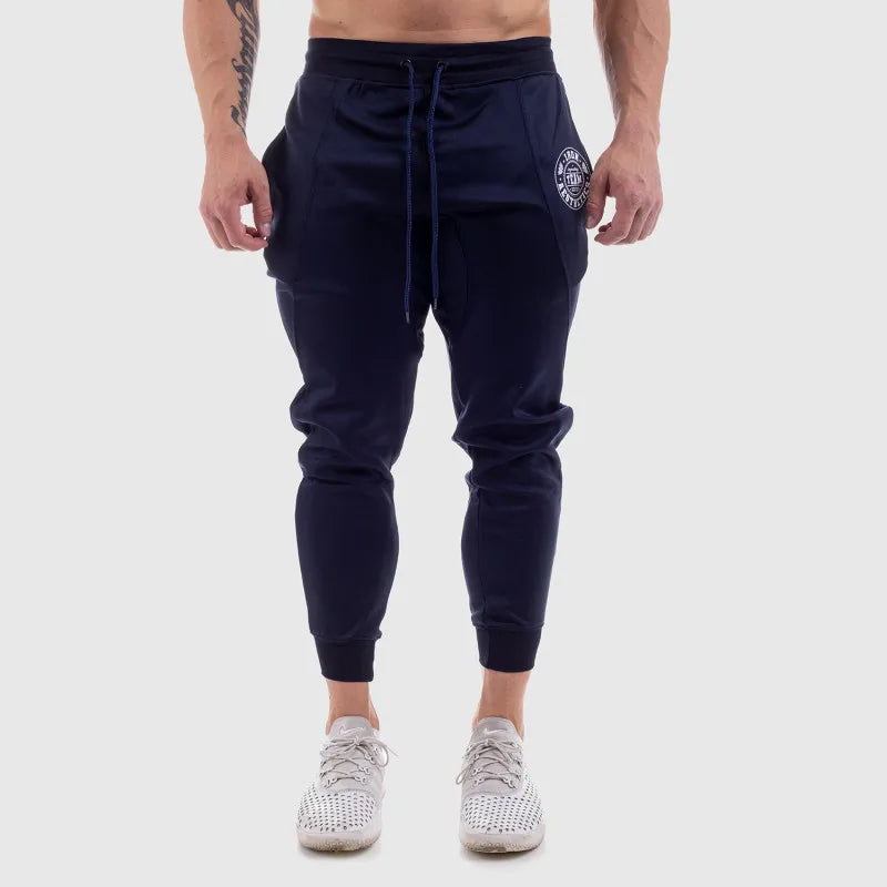 Men Joggers Casual Pants Sports pants men's Gyms fitness sports trousers new fashion printed muscle men's fitness training pants