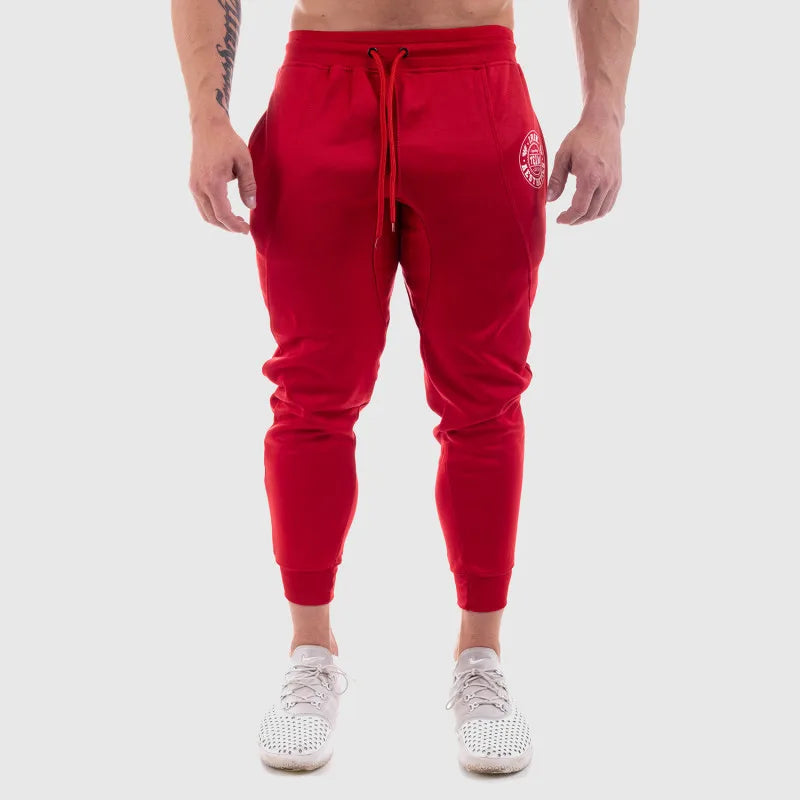 Men Joggers Casual Pants Sports pants men's Gyms fitness sports trousers new fashion printed muscle men's fitness training pants