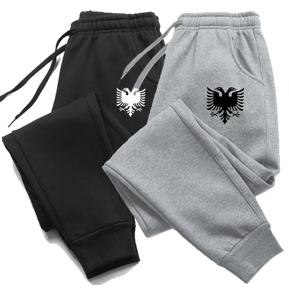Sports Fitness Jogging Pants Comfortable Printed Sweatpants for Men and Women, Soft Long Pants, Casual Jogger Trousers,