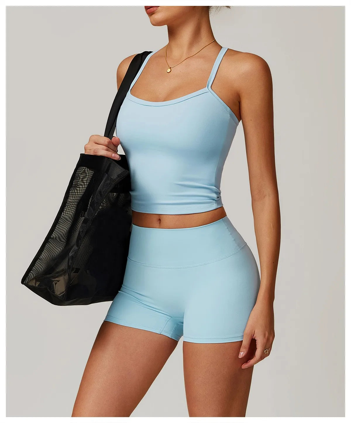 Women's Cross-Back Push-Up Sports Bra
