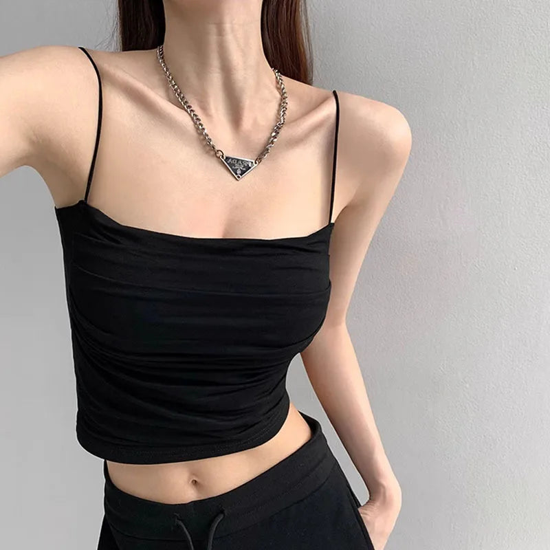 Women's Padded Spaghetti Strap Tank Top