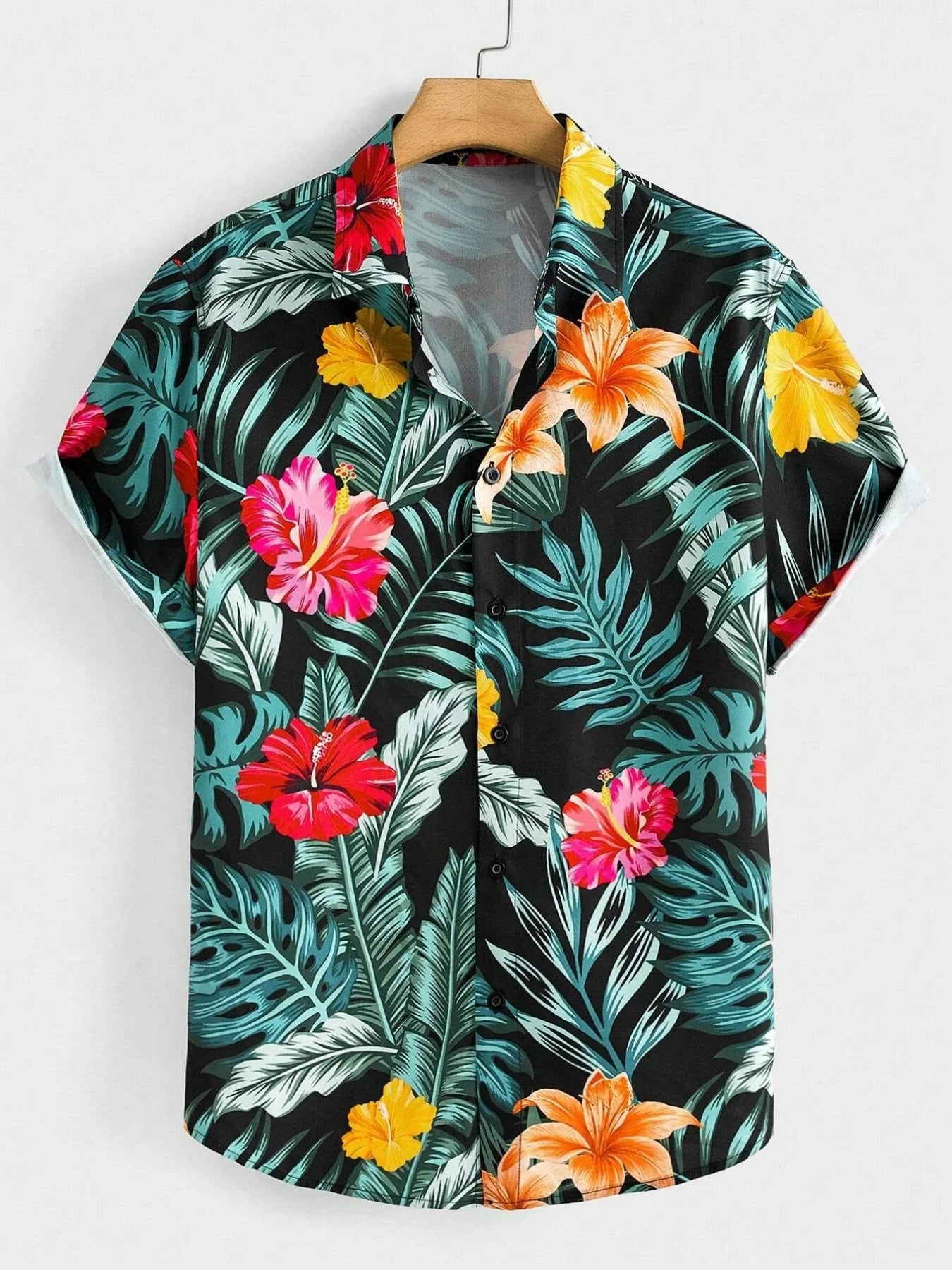 Girls' Botanical Floral Hawaiian Shirt