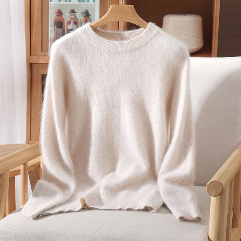 Autumn Winter Mink Cashmere Sweater